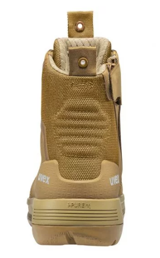 Picture of uvex 3 x-flow zip side work boot tan (wheat) Standard Width
