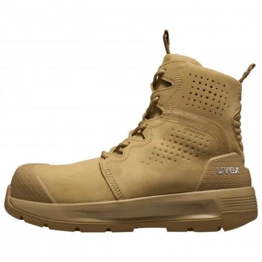 Picture of uvex 3 x-flow p zip penetration resistant tan work boots (wheat) - Standard Width