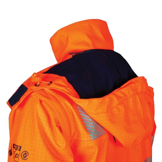 Picture of BOOL FR PPE3 Hi-Vis Parka With Zip-Off Sleeves And Segmented FR Tape