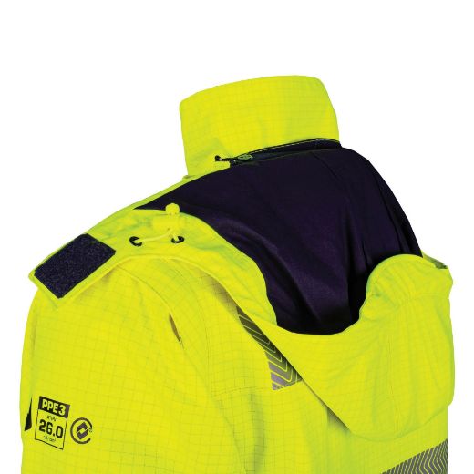 Picture of BOOL FR PPE3 Hi-Vis Parka With Zip-Off Sleeves And Segmented FR Tape
