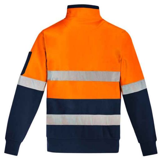 Picture of Syzmik Mens Hi Vis 1/4 Zip Pullover - Hoop Taped