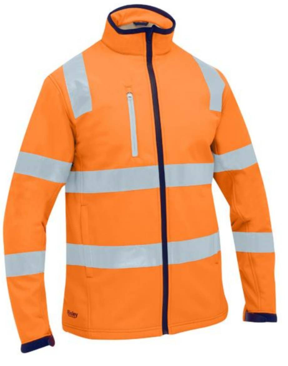 Picture of BISLEY TAPED HI VIS SOFT SHELL JACKET