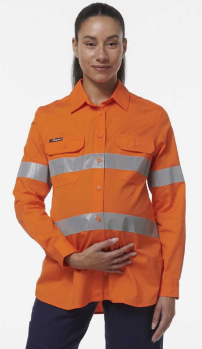 Picture of Workcool Maternity Reflective Shirt - Orange