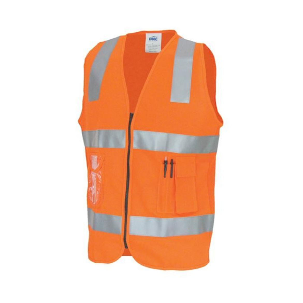 Picture of Day/Night Side Panel Safety Vest with Generic R/Tape with John Holland Logo