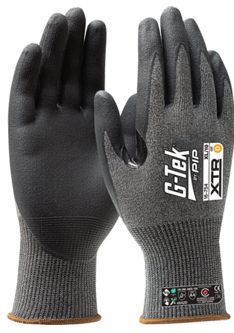 Picture of G-Tek XTR 15G Cut D Palm Dip Glove