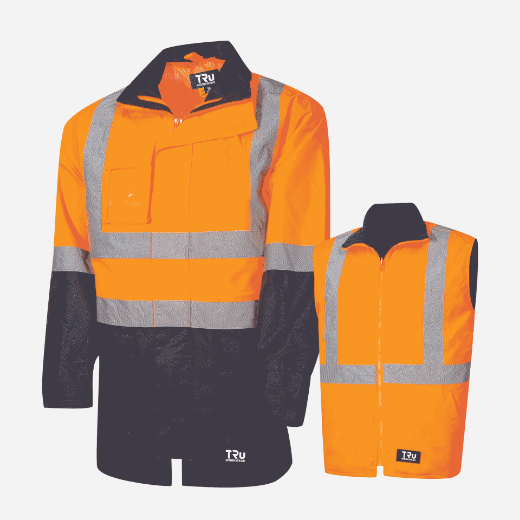 Picture of TRu Workwear 4 In 1 Jacket With Reflective Tape