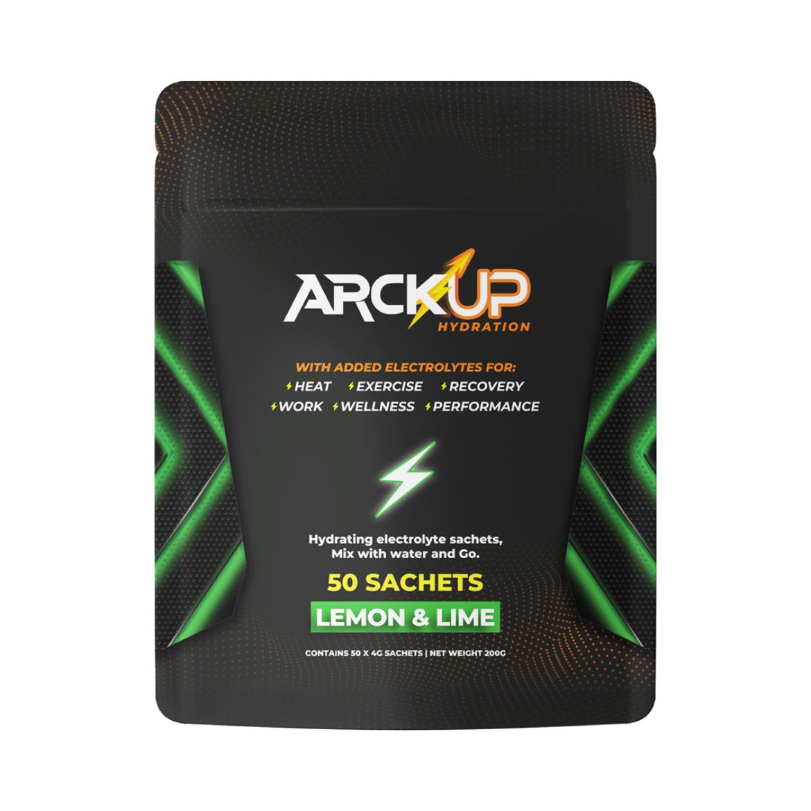Picture of ARCKUP Hydration 50 Sachets - LEMON & LIME