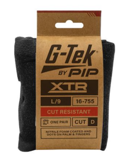 Picture of G-Tek XTR 15G Cut D Palm Dip Dotted Glove