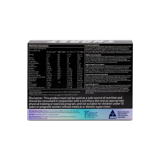 Picture of THORZT Hydration Shot ZERO Natural Mixed Flavours 50 x 3g