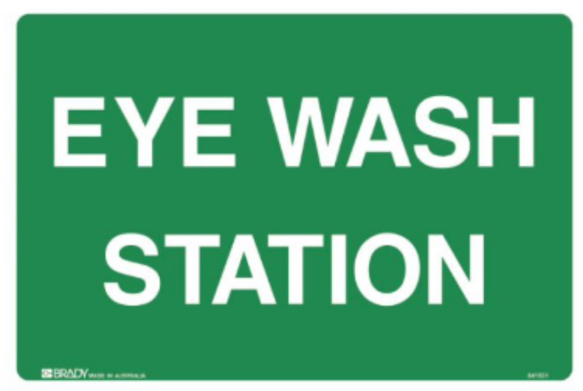 Picture of Eye Wash Station Sign (Poly) H450mm x W600mm