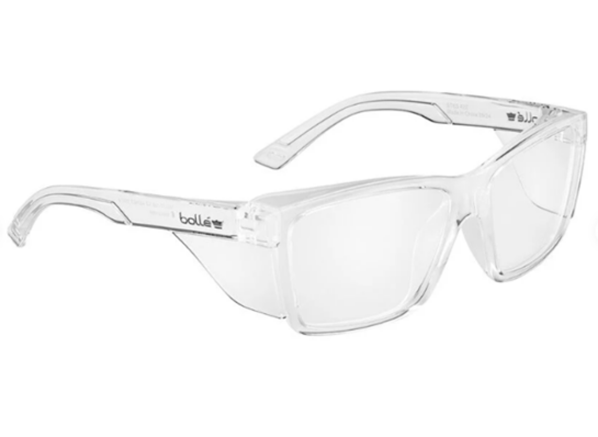 Picture of Bollé STKS420 - Clear PC Lens - PLATINUM (ASAF) - Crystal PC Temples/Frame