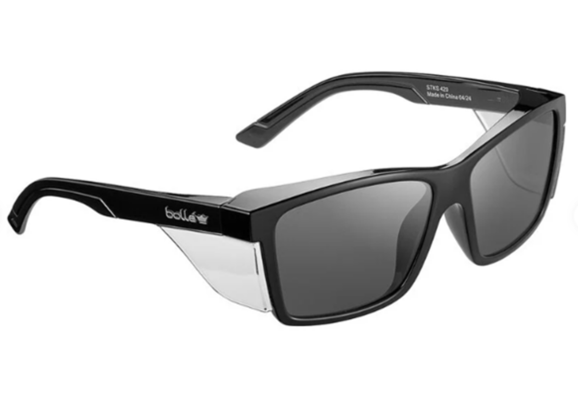 Picture of Bollé STKS420 - Smoke PC Lens - PLATINUM (ASAF) - Black Gloss PC Temples/Frame