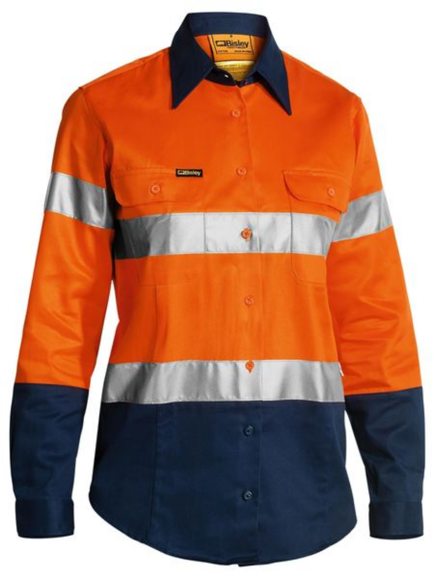 Picture of Women'S Taped Hi Vis Drill Shirt