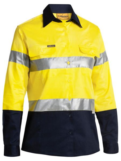 Picture of Women'S Taped Hi Vis Drill Shirt