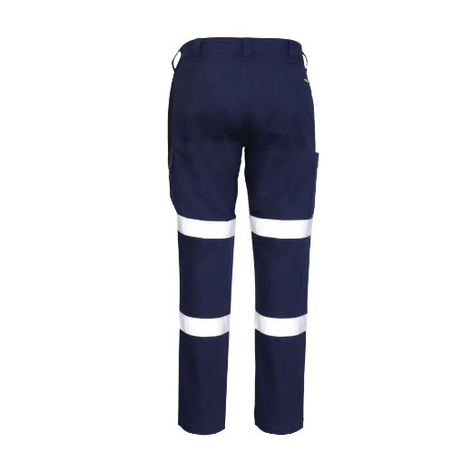 Picture of WORKCRAFT Women’s Stretch Drill Cargo Pants with Reflective Tape