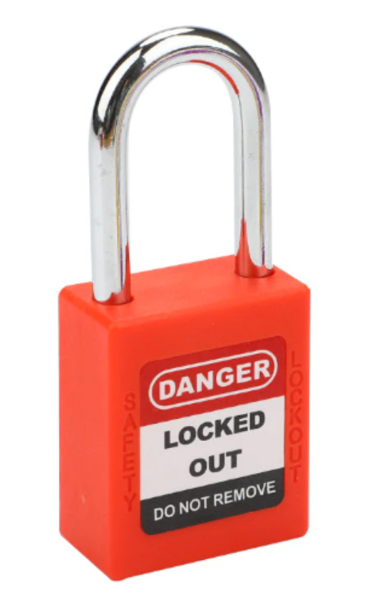 Picture of 30 x 38MM SAFETY LOCK RED 30KD TWO KEY MK 
RECORDED ON KEY REGISTER M1-1A CODE
Lead time 3-weeks