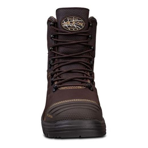 Picture of OLIVER AT65 150mm Brown Lace-up Boot – Caustic & 100% Waterproof