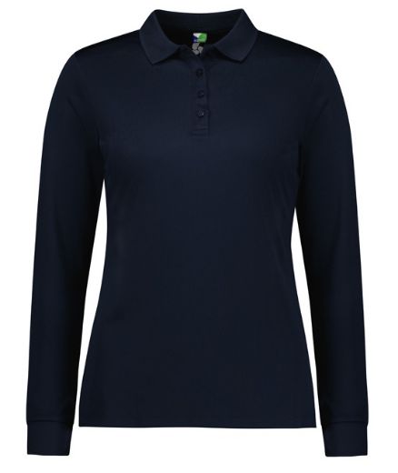 Picture of Womens Action Long Sleeve Polo