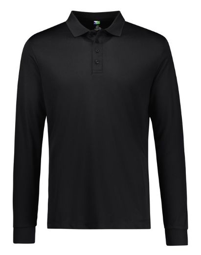 Picture of Mens Action Long Sleeve Polo