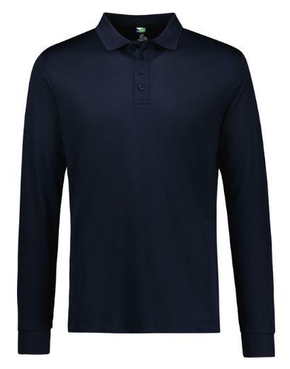 Picture of Mens Action Long Sleeve Polo