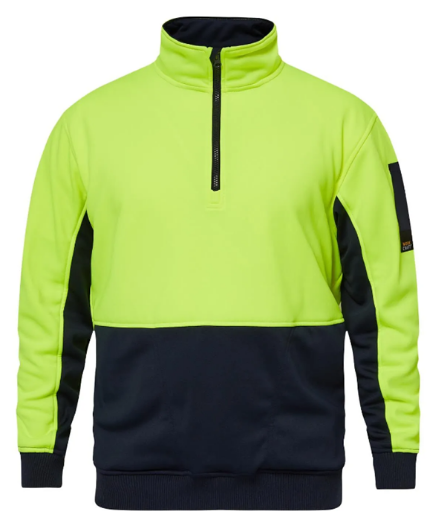 Picture of WORKCRAFT HI VIS HALF ZIP PULLOVER
