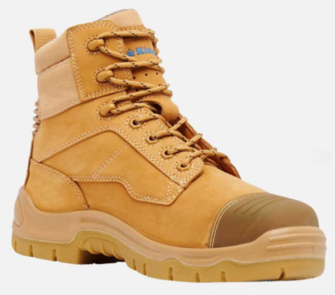Picture of KingGee Phoenix Leather Metguard Work Boots Wheat