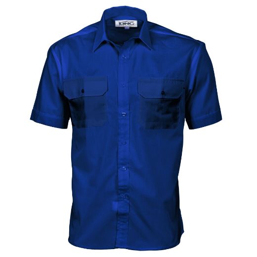 Picture of Polyester Cotton Work Shirt - Short Sleeve