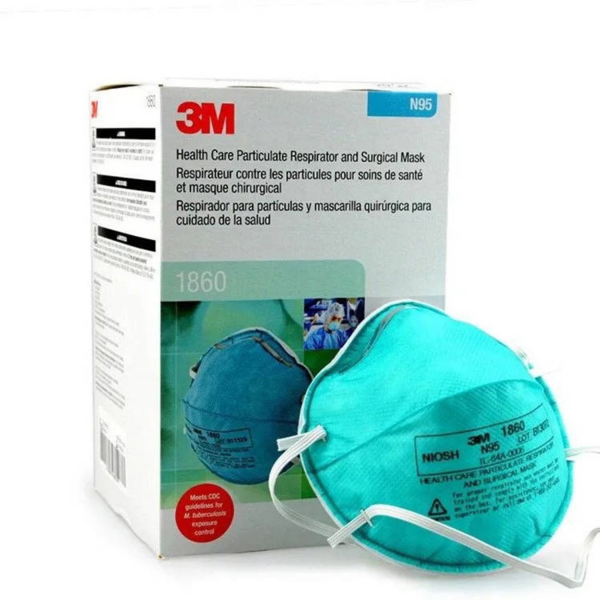 Picture of Cupped Particulate Respirator & Surgical Mask Small