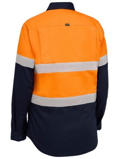 Picture of BISLEY Taped Hi Vis Ripstop Vented Shirt