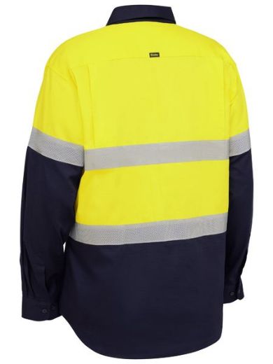 Picture of BISLEY Taped Hi Vis Ripstop Vented Shirt