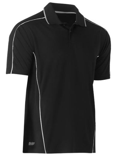 Picture of BISLEY Cool Mesh Polo With Reflective Piping