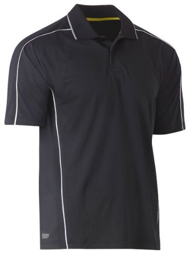 Picture of BISLEY Cool Mesh Polo With Reflective Piping
