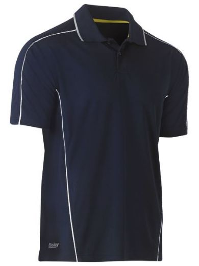 Picture of BISLEY Cool Mesh Polo With Reflective Piping