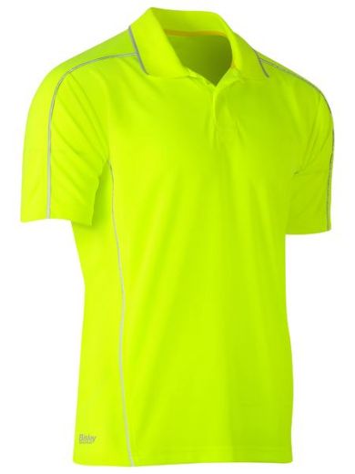 Picture of BISLEY Cool Mesh Polo With Reflective Piping