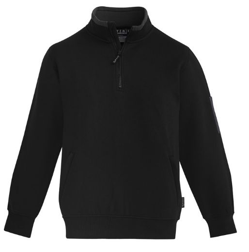 Picture of Unisex 1/4 Zip Brushed Fleece Pullover