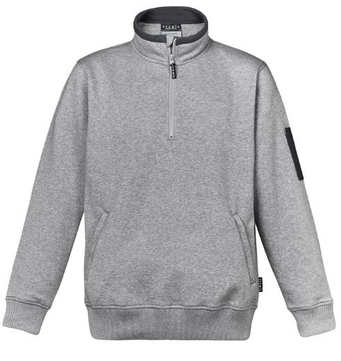 Picture of Unisex 1/4 Zip Brushed Fleece Pullover
