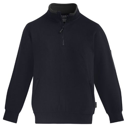 Picture of Unisex 1/4 Zip Brushed Fleece Pullover