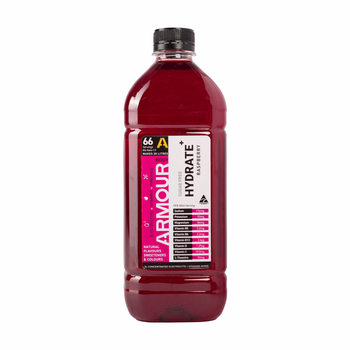 Picture of BODY ARMOUR Hydrate+ Hypotonic 2L Concentrate