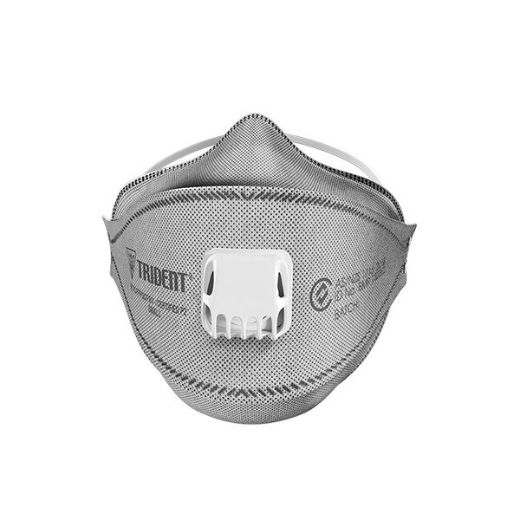 Picture of TRIDENT® Flat Fold P2 Carbon Valved Respirator + Small