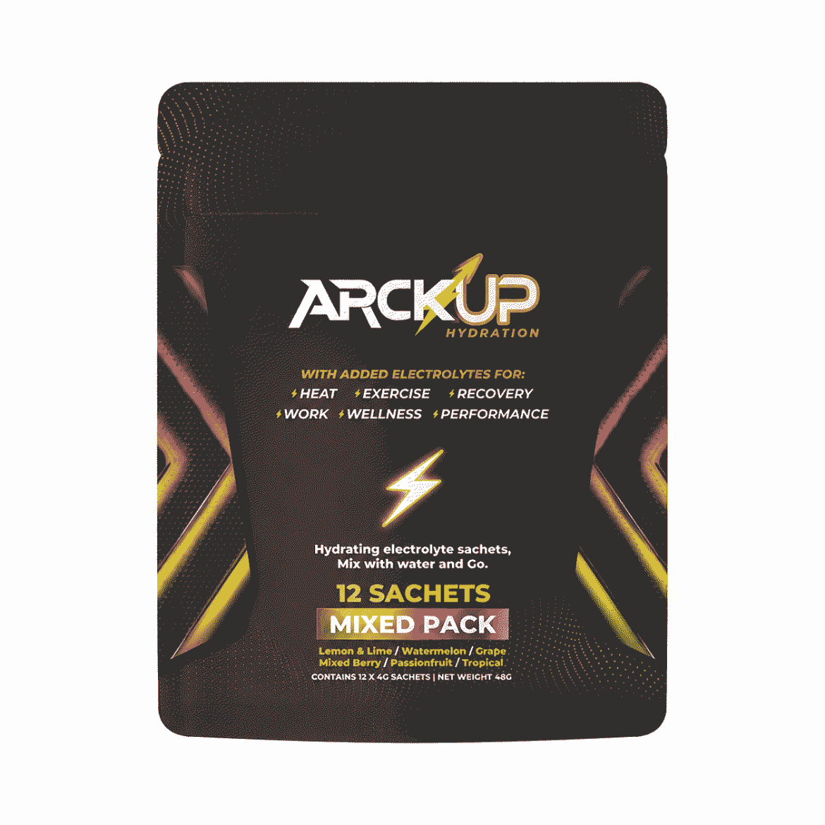 Picture of ARCKUP Premium  Hydration, 12 sachet Vend Pack Mixed Flavours