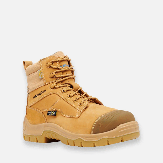Picture of KingGee Phoenix Leather Metguard Work Boots Wheat