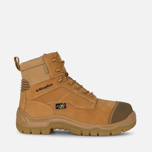Picture of KingGee Phoenix Leather Metguard Work Boots Wheat