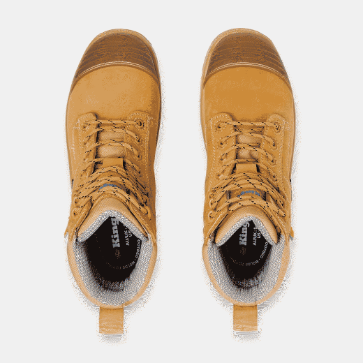 Picture of KingGee Phoenix Leather Metguard Work Boots Wheat