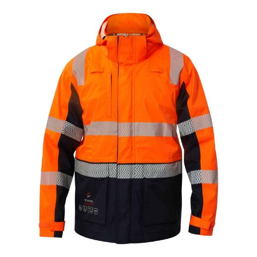 Picture of FLAME BUSTER FR Hi Vis Wet Weather Segmented Reflective Jacket - PPE2