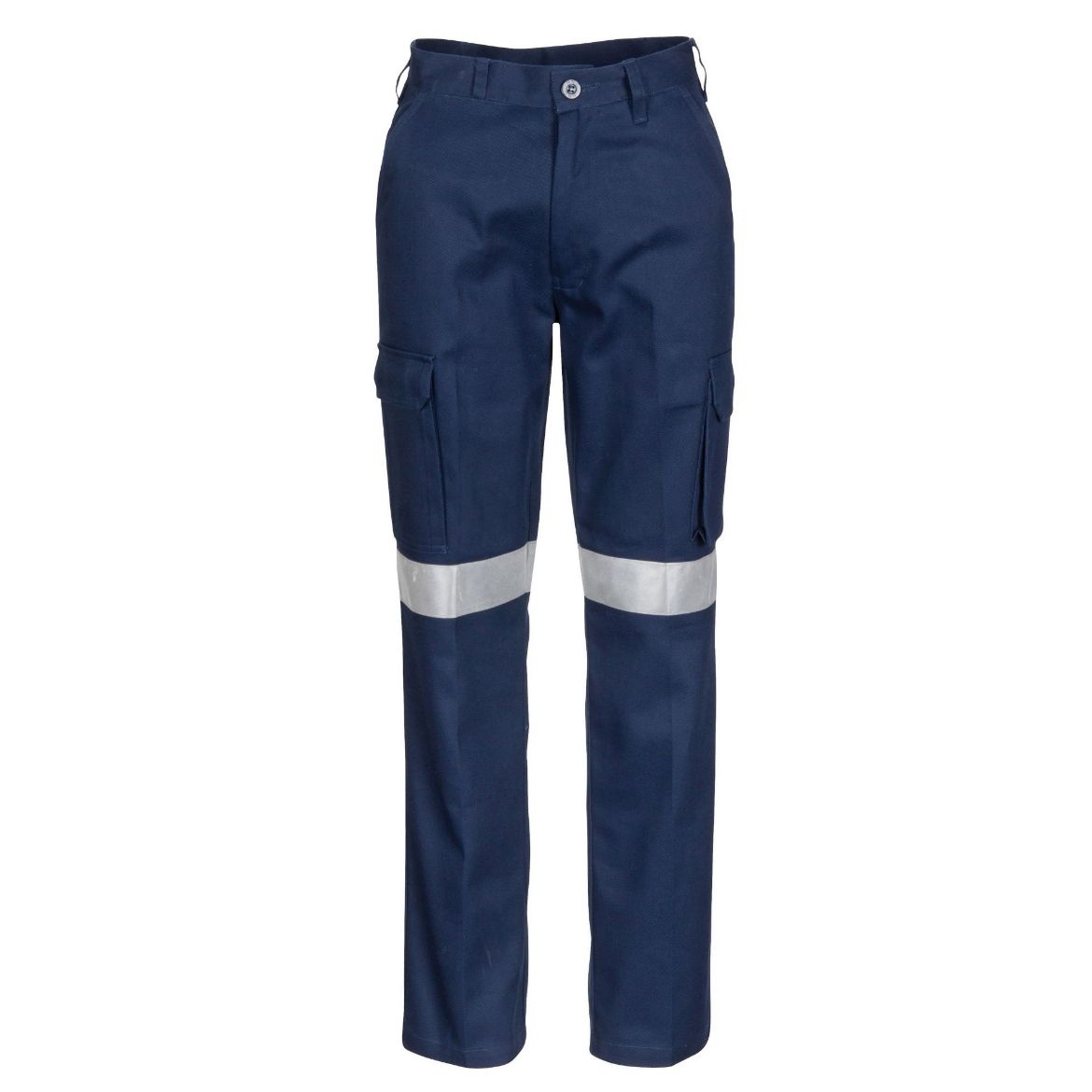 Picture of Ladies Cotton Drill Cargo Pants with 3M Reflective Tape