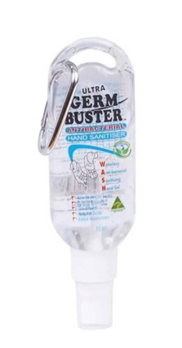 Picture of Germ Buster Anti-Bacterial Hand Gel 60ml Clip-On