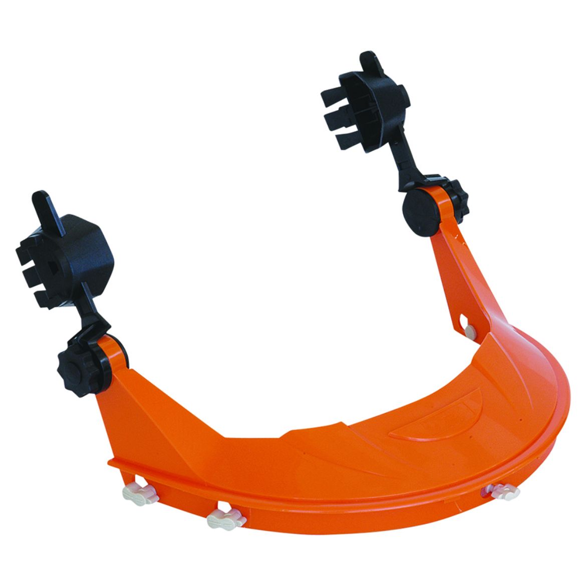 Picture of HARD HAT BROWGUARD WITH EARMUFF ATTACHMENT - ORANGE + Economy Visor To Suit